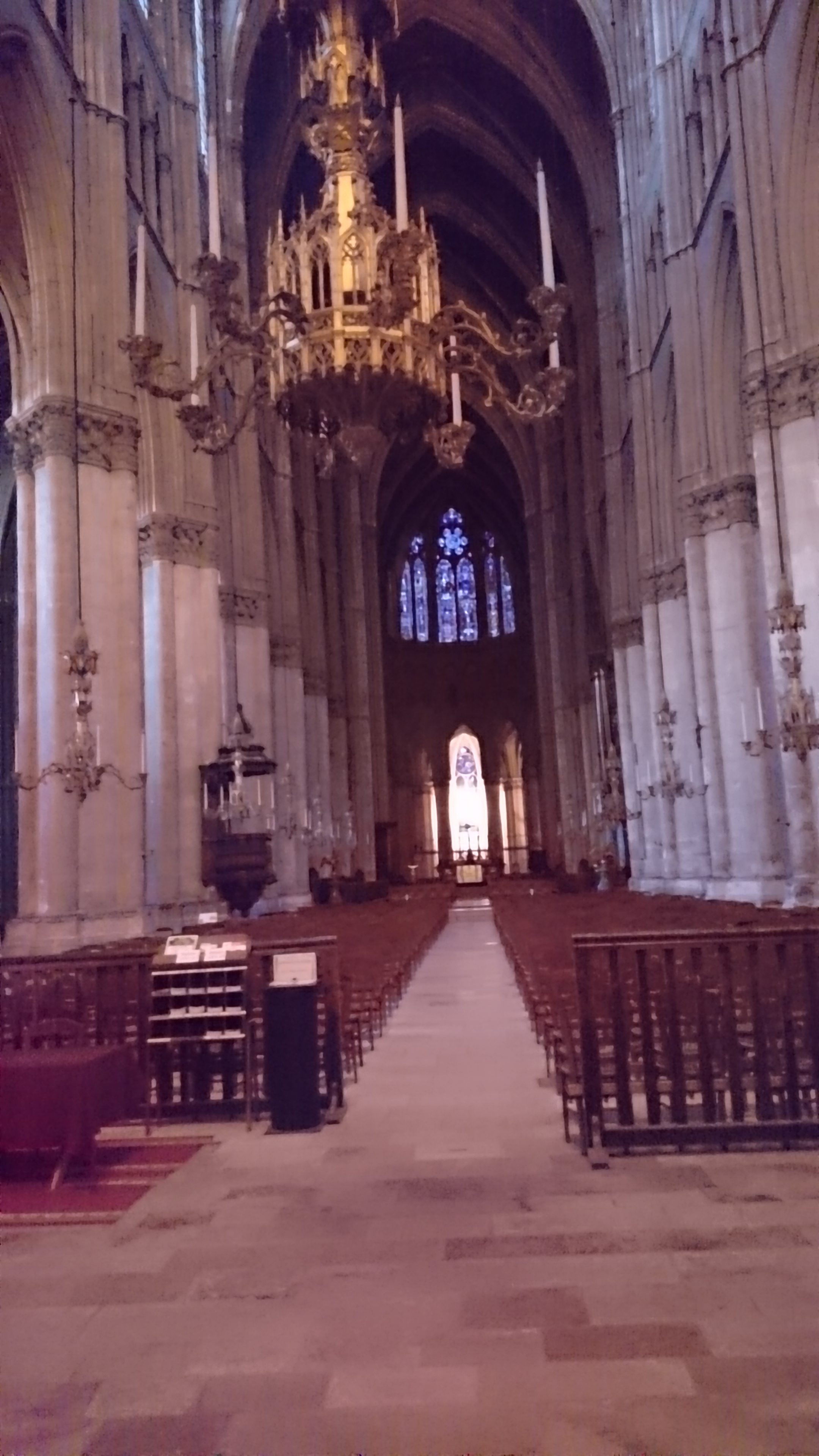 intérieur de la cathédrale de Reims