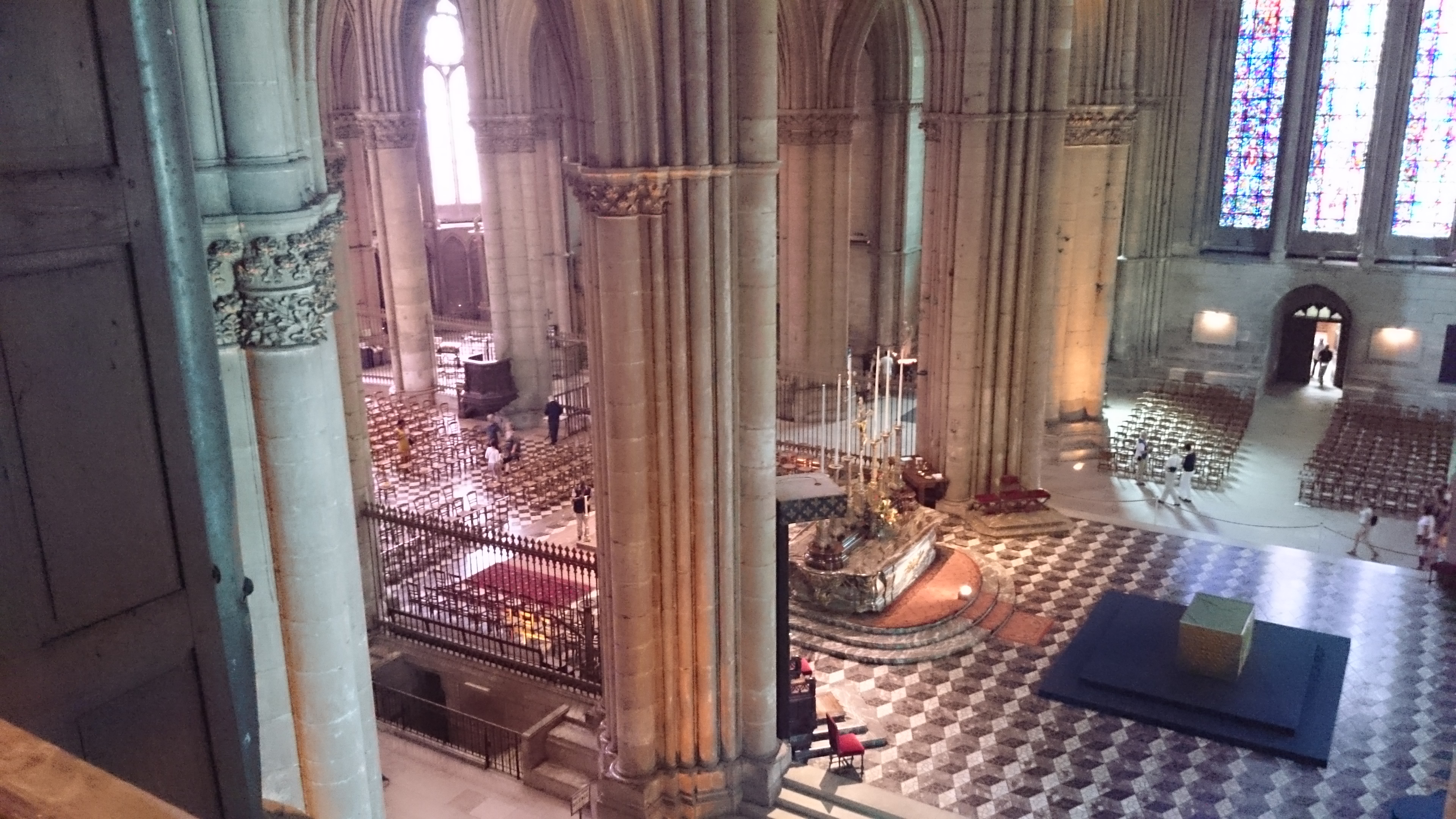 vue de la cathédrale de Reims